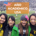 Estudiantes año escolar estados Unidos